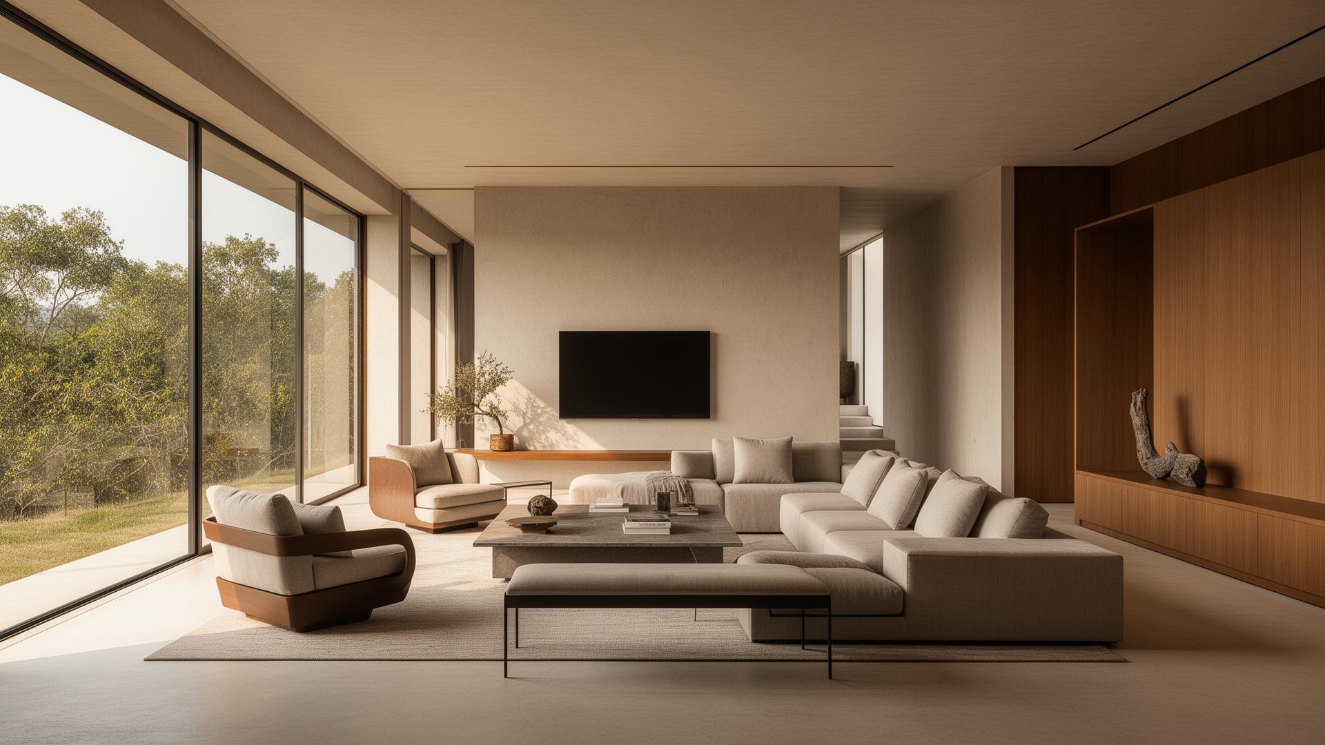 Interior de arquitetura moderna em Niterói